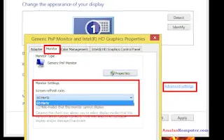 Mengatasi The current input timing is not supported by the monitor display